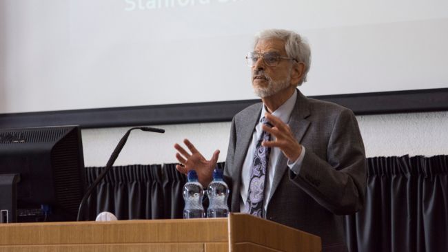 Jeffrey Ullman speaking at National College of Ireland